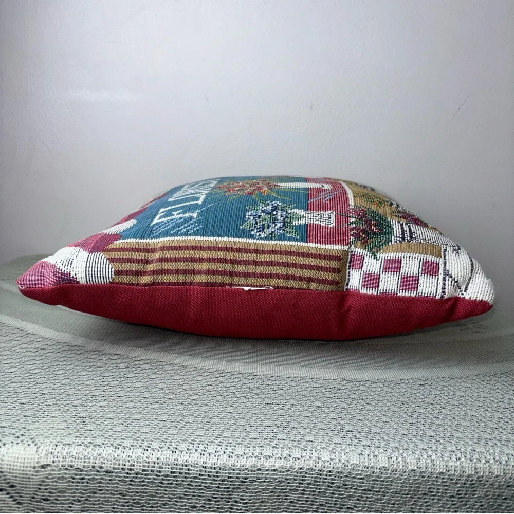 Small Tapestry Flower Shop Florist Floral‎ Design Decorative Throw Pillow 11x11